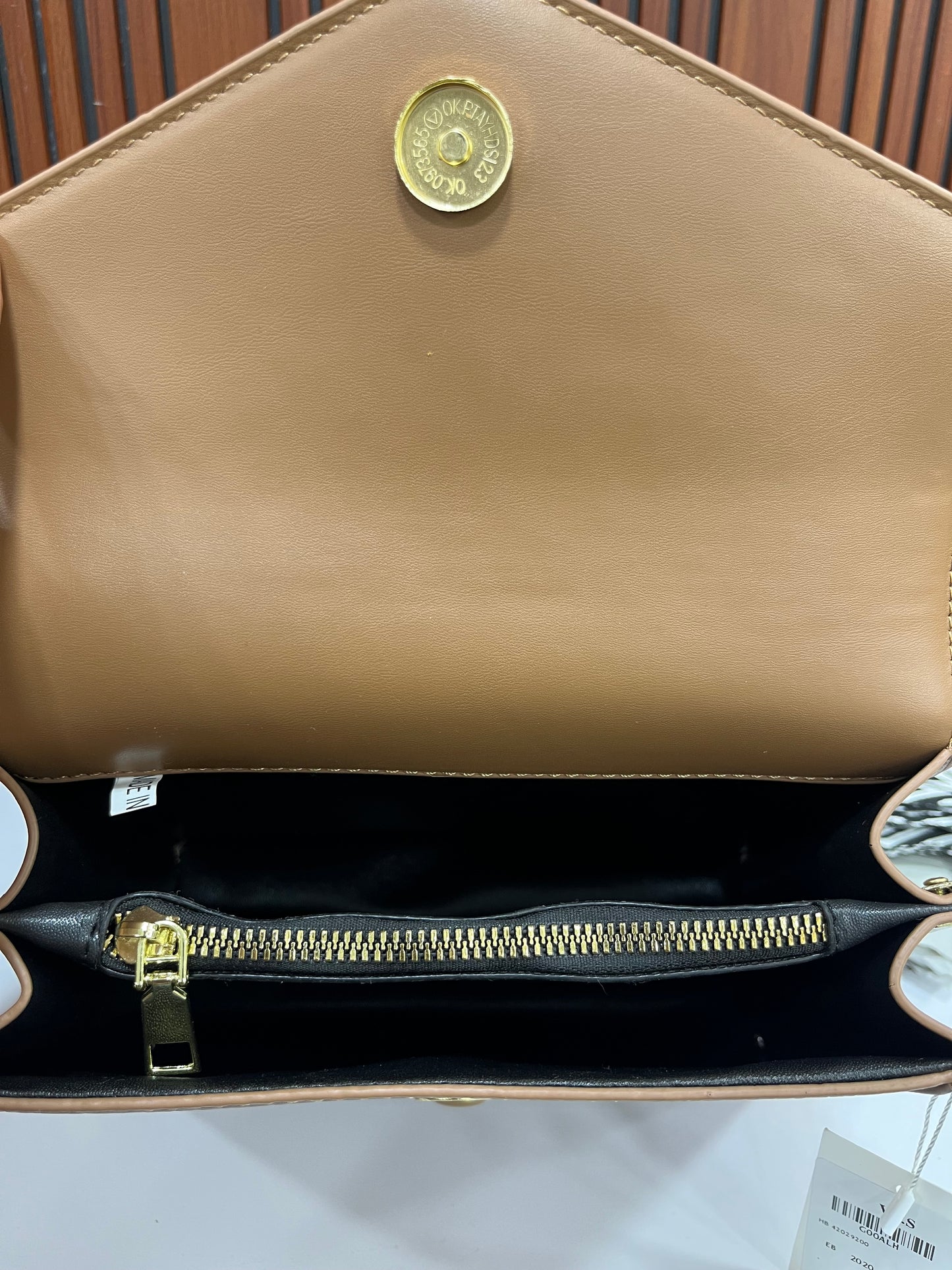Weave Closet Premium Faux Leather Envelope Crossbody Bag