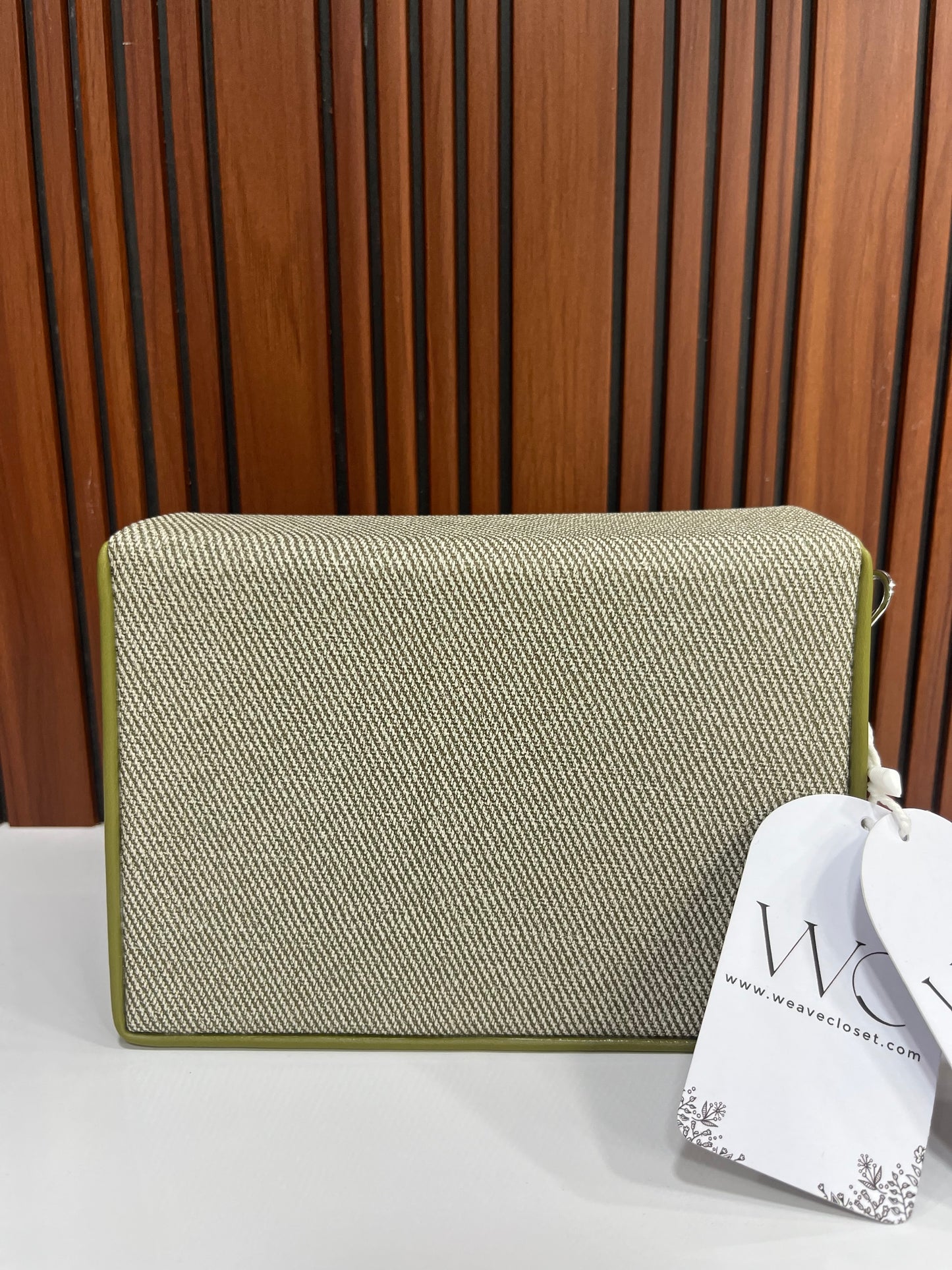 Weave Closet Structured flap women Sling bag
