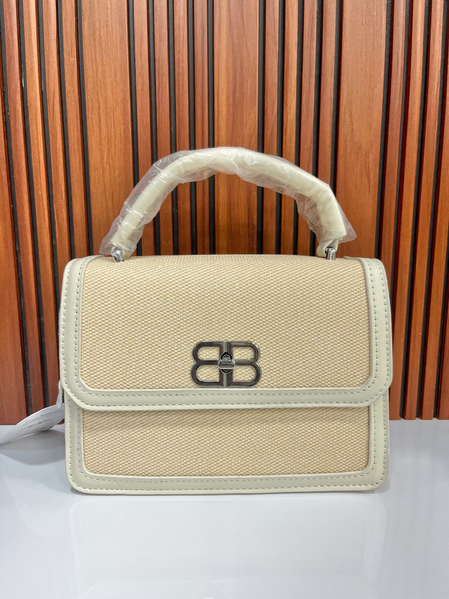Weave Closet Textured Sling Bag