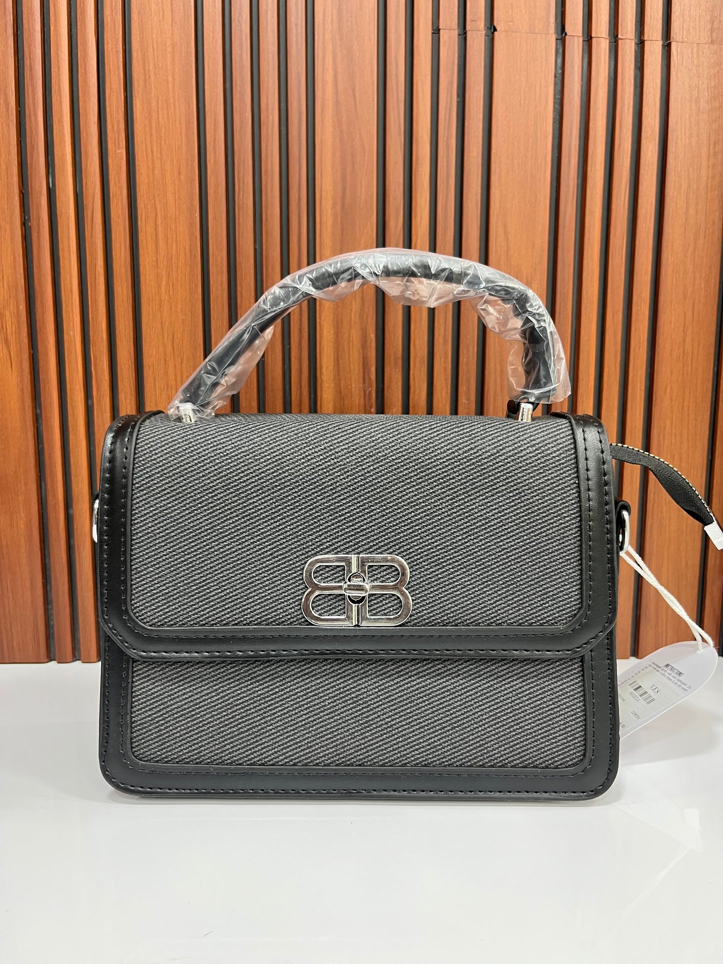 Weave Closet Textured Sling Bag
