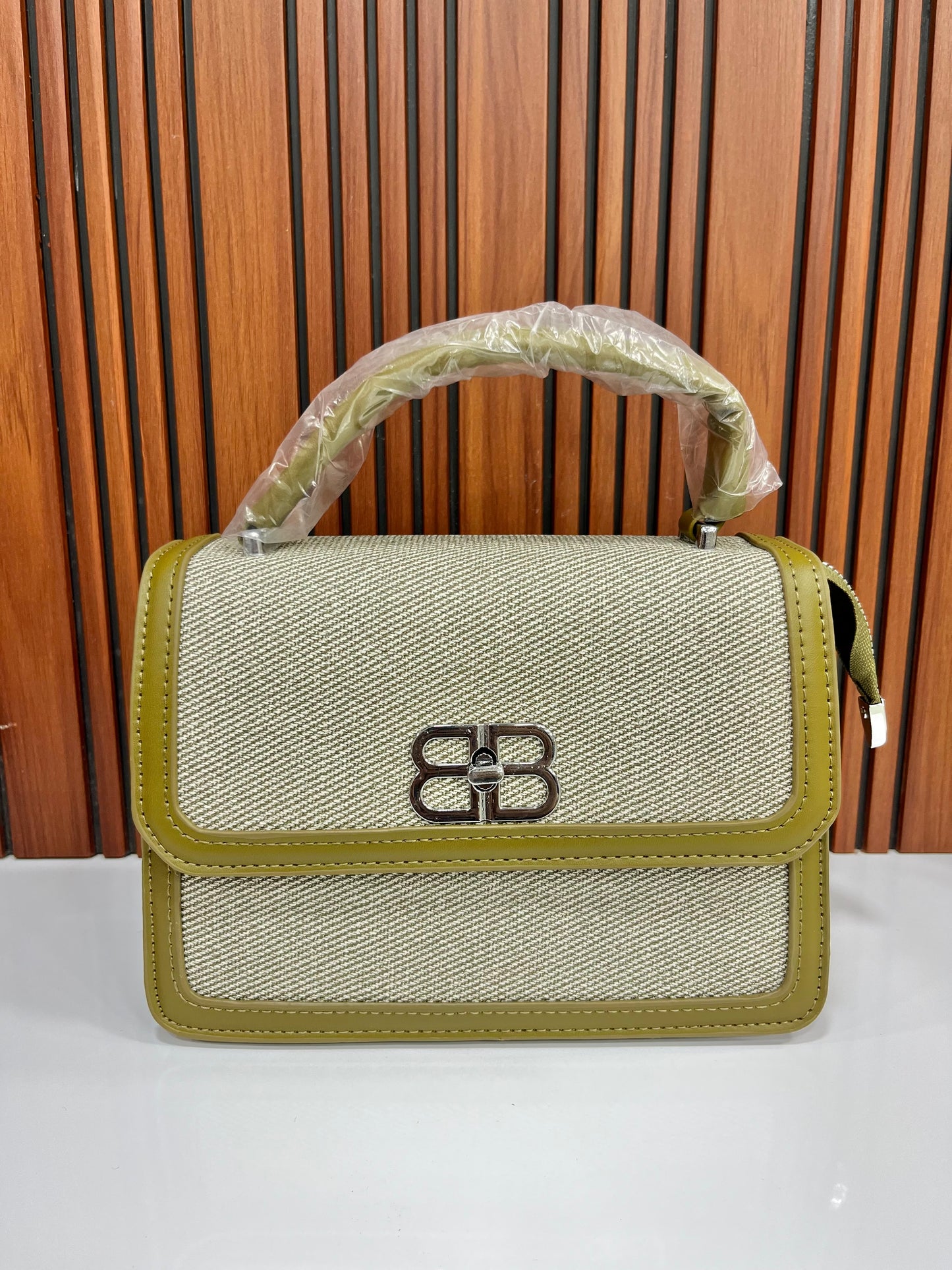 Weave Closet Textured Sling Bag