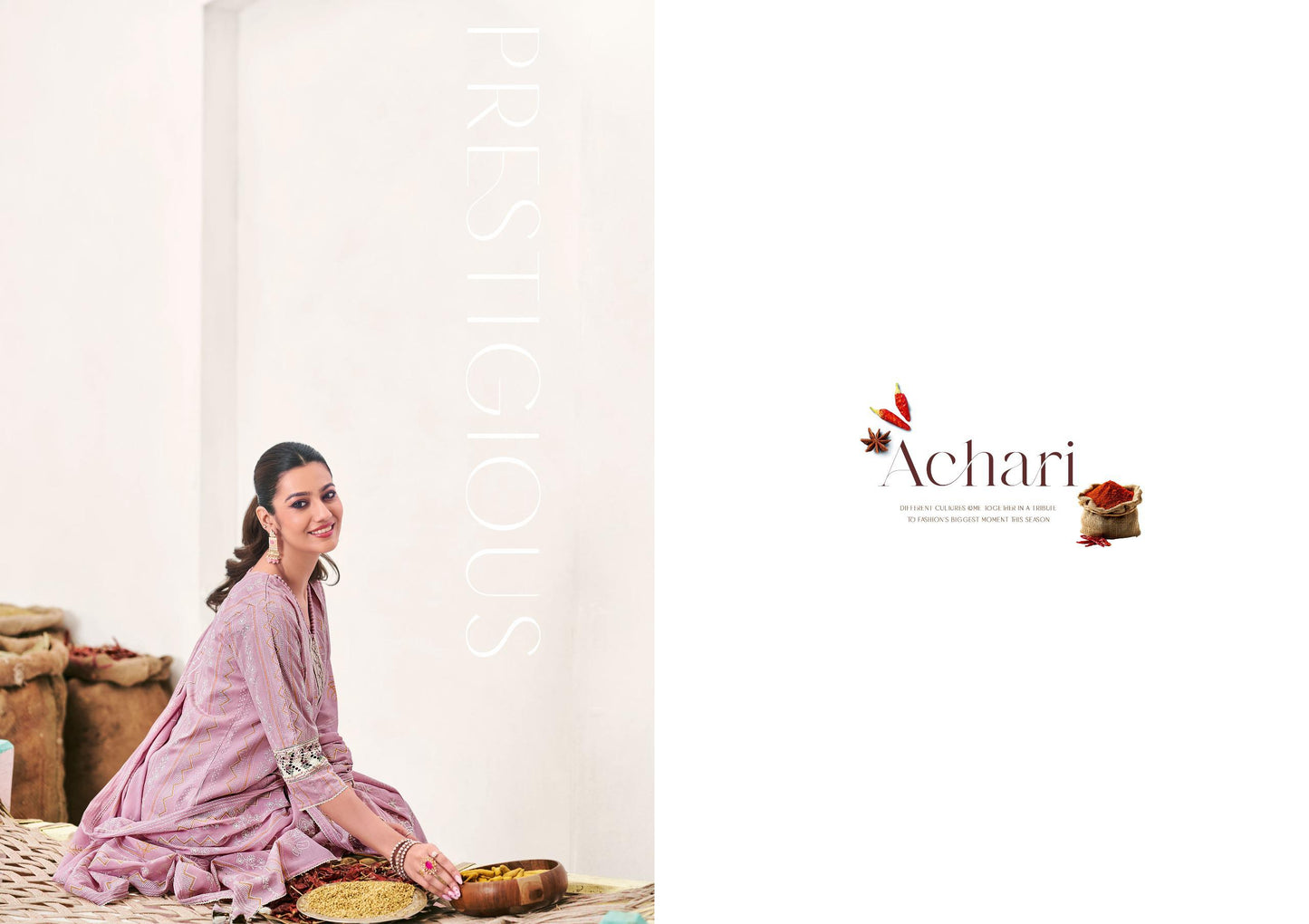 Achari Edit: Premium Jaipuri Cotton Unstitched Suit Set