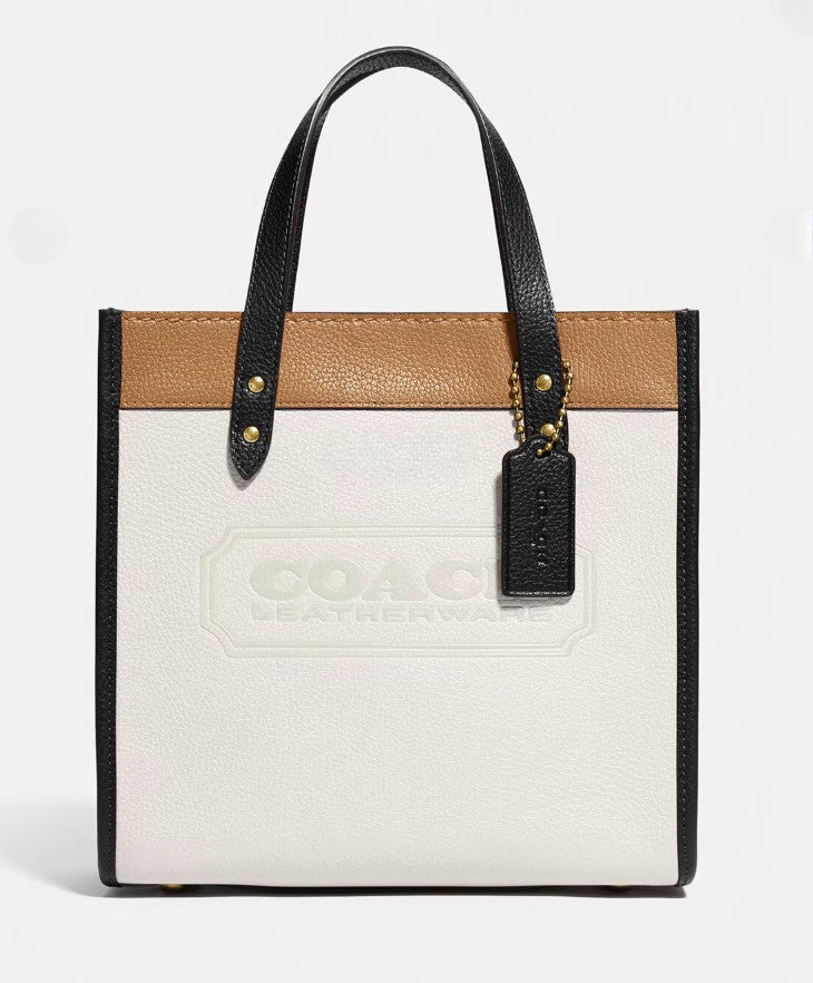 Coach (FC) Leatherware Mini Tote – Colorblock Edition
