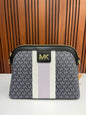 Weave Closet (FC) MK Large Logo Stripe Dome Crossbody Bag
