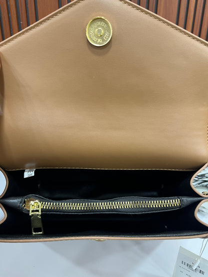 Weave Closet Premium Faux Leather Envelope Crossbody Bag