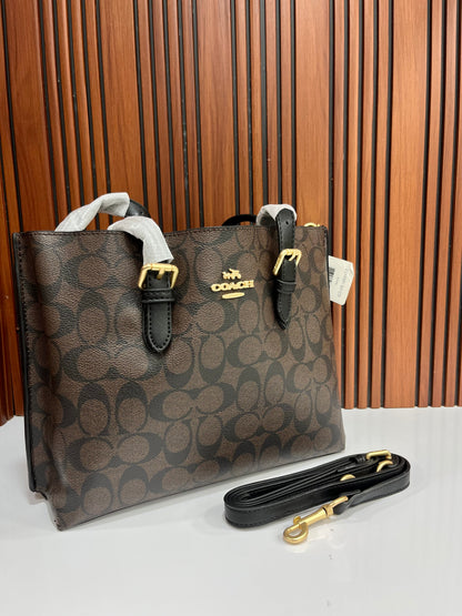 Coach (FC) Signature Canvas Medium Size Tote Bag