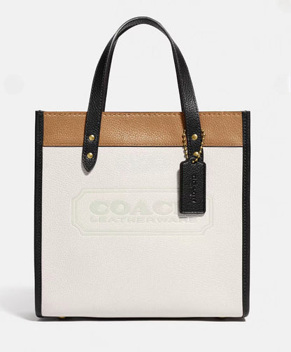 Coach (FC) Leatherware Mini Tote – Colorblock Edition